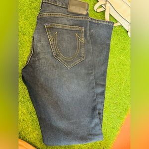 True Religion Black Boot Cut Jeans